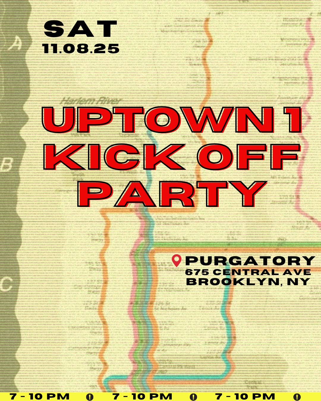 Uptown 1 Kick Off Party poster